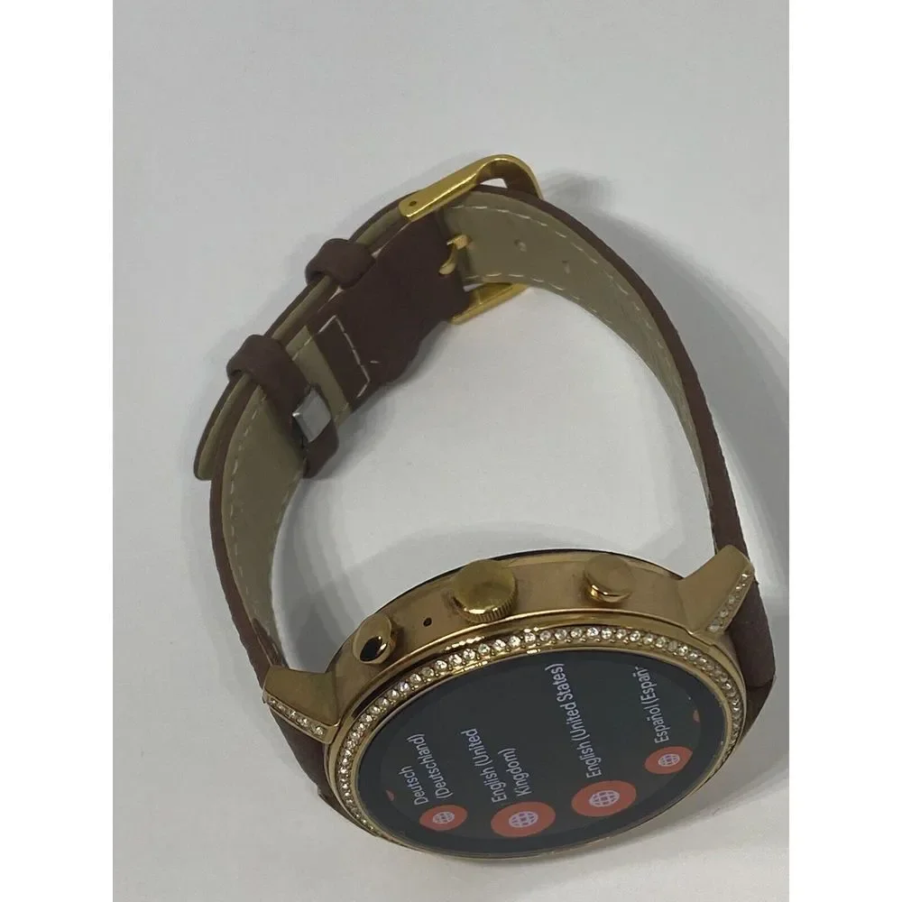Fossil Gen 4 Authentic Digital Dial Smart Watch Custom Band FTW6015 AB600